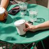 Double Walled Hot Cup - White