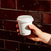 Single Walled Hot Cup - White