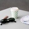 Single Walled Hot Cup - Checkered