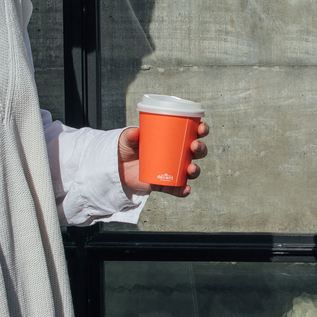 Single Walled Hot Cup - Burnt Orange - Limited Edition