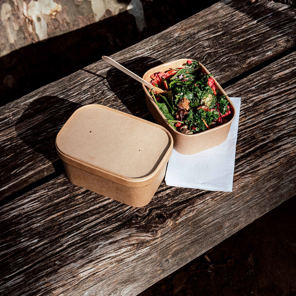 Paper Container Lid – decent packaging NZ