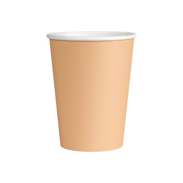 Single Walled Hot Cup - Peach