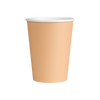 Single Walled Hot Cup - Peach