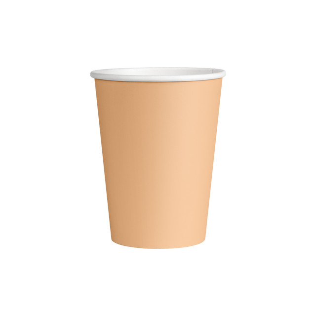 Single Walled Hot Cup - Peach