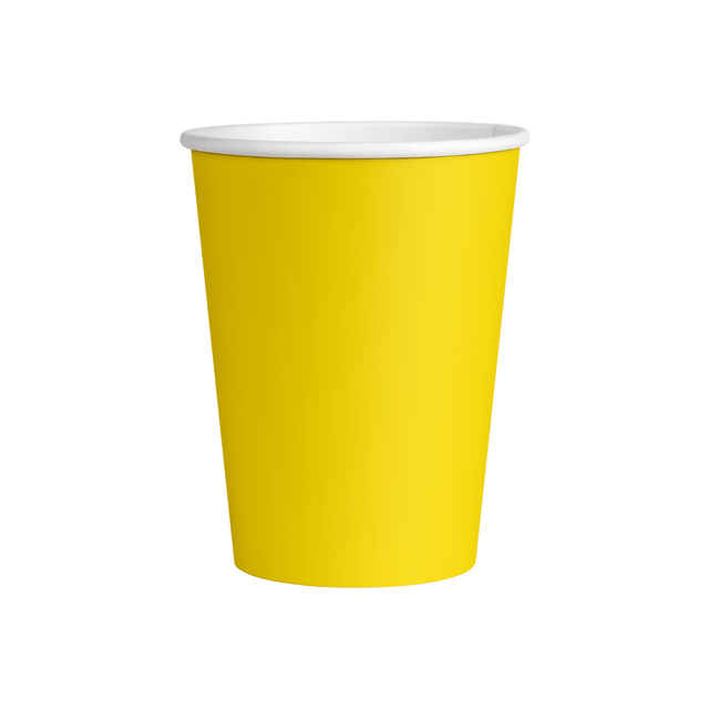 Single Walled Hot Cup - Hello Yellow
