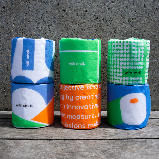 with small - 24 Rolls Premium Tree Free TP Brights