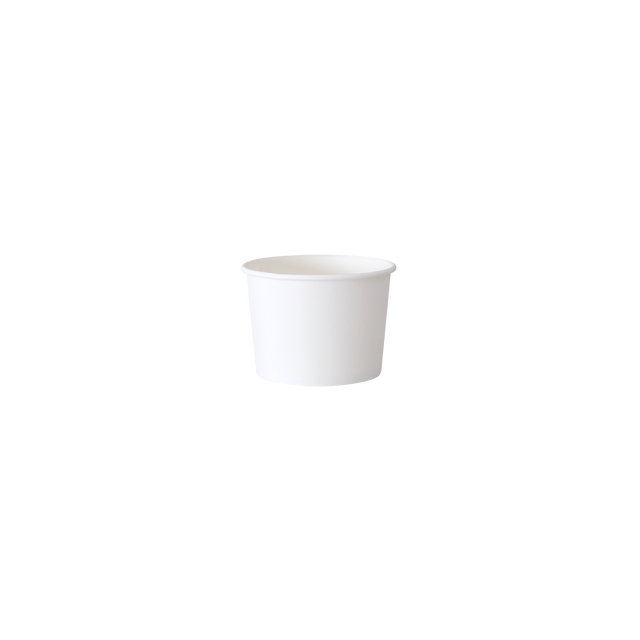 Ice Cream Tub - White