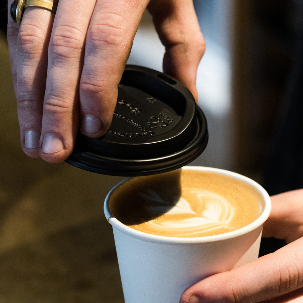 Hot Cup Lid - Black