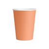 Single Walled Hot Cup - Sherbert Orange